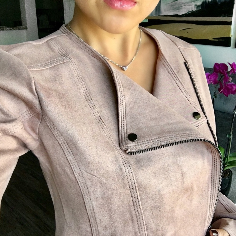LAST 1! LYSEE MOTTO SUEDE JACKET - Picture 5 of 6